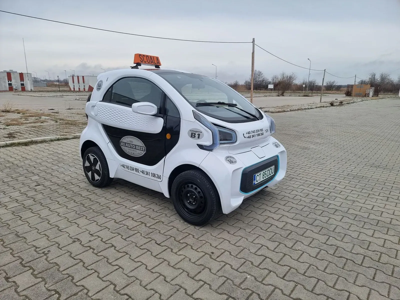 Cvadriciclul școlii AS Auto Best pentru categoria B1